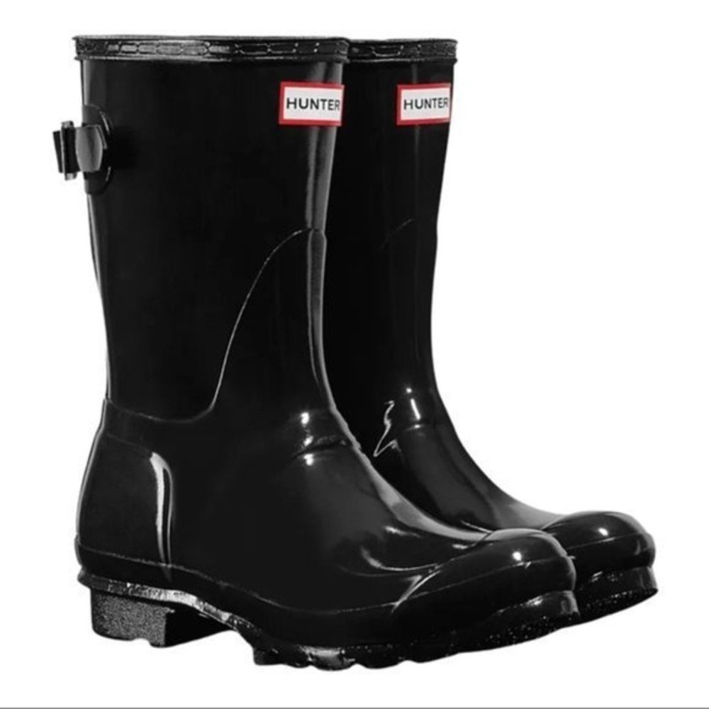 NEW HUNTER | Original Short Black Gloss Boots